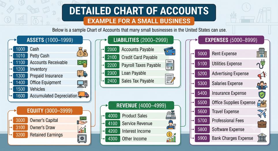 Detailed Chart of Accounts