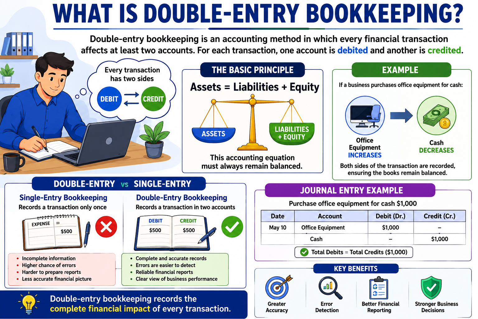 Double entry system
